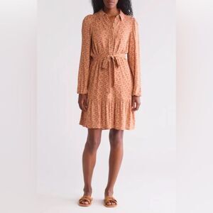 Lucky Brand Long Sleeves Shirt Dress XL